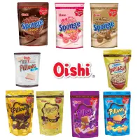 在飛比找蝦皮購物優惠-Oishi sponge pillows 巧克力脆片 榴蓮 