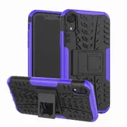MCC Heavy Duty iPhone XR Shockproof Case Cover Tough Skin Apple Handset [Purple]