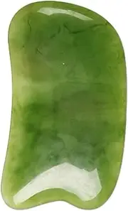SAFIGLE 1Set Massaging Scraping Board Green Resin Beeswax Tools for Facial Body Massage for Muscle Reduction Includes Fish and Point Stick