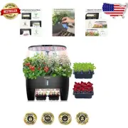 Versatile Hydroponic System with Self-Watering & 3 Light Modes - Gift Ready