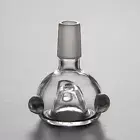 2pcs 14mm male Glass Bowl Slide Clear Ball Style Pyrex Head Piece For Glass Bong