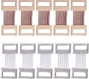 5PCS Elastic Bandage Clips Wrap Stretch Metal Clamps Hooks Buckles