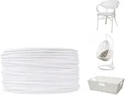 WEZCHUGHAOL Wicker Repair Kit, 120 Feet Basket Weaving Material, DIY Crafting Replacement for Sofa (White)