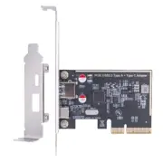 USB3.1 PCIe Adapter Card Featuring Two Port Fast Data Transfer and Expand System