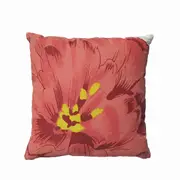 Poppy Filled Cushion - Red