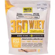 Protein Supplies Australia 360 Whey Protein Powder Vanilla Bean 1kg