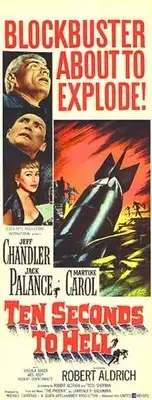Ten Seconds To Hell poster top to bottom Jeff Chandler Jack Pa- 1959 Old Photo