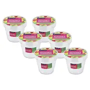 24pc Topchef 1880ml Round BPA Free Reusable Food Storage Container Box Clear