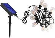 Outdoor Solar String Light, Waterproof Outdoor String Lights for Patio, 8 Modes Romantic Outside Lighting, Home Decoration for Party Garden Wedding Christmas Backyard