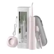 (Pink) Portable Water Flosser for Teeth Professional Cordless Dental Oral Irr...