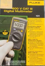 FLUKE 101 600V Multimeter Pocket Portable AC DC Volt Tester