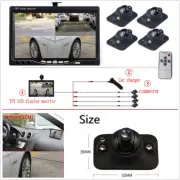 7" LCD Car Reversing HD Monitor 4 Split Screen 4 AV Input+170° Adjustable Camera (for: MG)