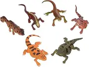 HONMEET 6pcs Animal Simulation Model Kid Lizard Toy Lizard Toys Snake Reptile Lizard Model Reptile Figurines Toy Educational Toys for Child Lizard Toy Artificial Lizard PVC