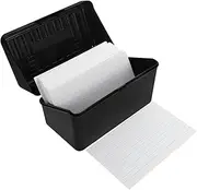 JOINPAYA Convenient Memo Holder Desk Note Board Card Box for Business School Home Index Card Storage