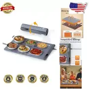 Electric Extra Large Food Warming Tray - Stylish 24" x 16" Buffet Server