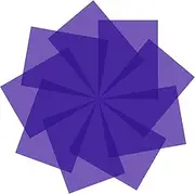 9 Pack Gel Filter Colored Overlays Correction Gel Light Filter Transparent Color Film Plastic Sheets, 11.7 by 8.3 Inches (Purple)