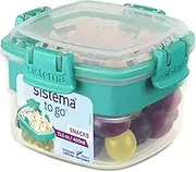 Sistema TO GO Snack 400ml Food Storage Container, Assorted colours, (colours may vary)