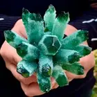 300G New Find green PhantomQuartz Crystal Cluster MineralSpecimen 708