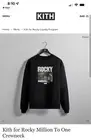 Kith for Rocky Million To One Crewneck - Black Size L *Ships Immediately*