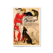 French Cheron Animal Vintage Advert Wall Art