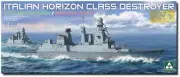Italian Horizon Destroyer D553 Andrea Doria D554 Caio Duilio Model kit TKO6007