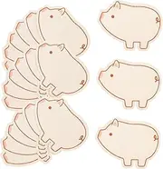 Generic 60pcs Animal Shaped Blank Memo Cards Portable Note Cards for Daily Use for Students Teachers and Travelers Neatly Cut with Corners Great for Lists and Reminders