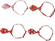 [CATIEBYE] Christmas Bow Tie Holiday Neckties for Party Printed Tie Christmas Tie Sequin Tie Christmas Necktie Formal Necktie Decor Tie Christmas Sto Polyester Yarn