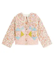 [Louise Misha] Louise Misha Niagara floral patchwork cotton jacket Y 10 multicoloured