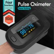 Finger Pulse Oximeter OLED Blood Oxygen Saturation Heart Rate Monitor Oxymeters