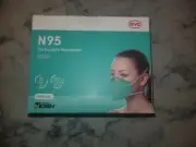 BYD N95 Disposable Face Mask NIOSH box of 20 with 5 FREE Children's Masks