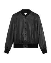 teddy jacket in soft lambskin FR46 black