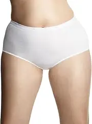 [Just My Size] Cotton Tagless Brief Panties G€ 5-Pack, Basic Assortment 1610W5