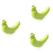 3X Cute Fruit Banana Protector Box Holder Case Lunch Container Storage9696