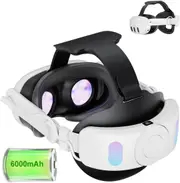 FOHOA Head Strap with 6000mAh Battery Pack for Meta Quest 3