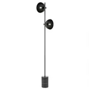 Telbix Lighting Efrain Marble Floor Lamp - Black