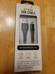 6FT USB 2.0 A Male to Micro B Male 5-pin Data Sync Charger Charging Cable Cord