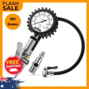 Tire Pressure Gauge with Inflator (170 PSI) - Air Pressure Gauge for Tires - ...