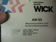 American Wick Kerosene Heater Replacement Wick AW-55 AW55