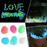 Garden Decorative Pebbles StonesNon Radioactive Resin MaterialGlowingLawnFish