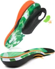 PCSsole Plantar Fasciitis Insoles Men & Women - 220+lbs Heavy Duty Arch Support