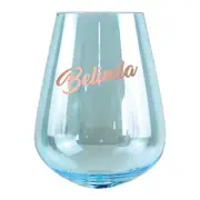 2pc Belinda Stemless 13cm/600ml Wine Glass Cocktail Party Drinking Tumbler Set