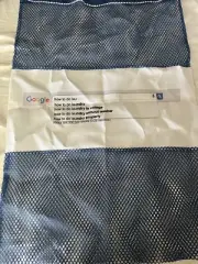 ✅New Google Heavy Duty Laundry Bag Large Mesh Wash Drawstring Top Closure Swag.
