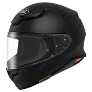 SHOEI RF-1400 MATTE BLACK MOTORCYCLE HELMET SIZE MEDIUM 57-58CM 0101-0135-05