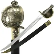 31" Jack Sparrow Pirates of the Caribbean Sword Cutlass Saber with Scabbard