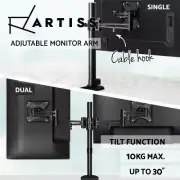 Artiss Monitor Arm Mount Dual Single Stand Desk Mount HD LCD TV Screen Computer
