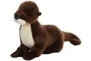 Aurora Adorable Mini Flopsie Sliddy Stuffed Animal - Playful Ease - Timeless Companions - Brown 8 Inches