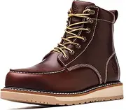 [SL-Saint] Handmade Waterproof Soft Moc Toe Good Year-Welted Fashion Boots Classic Full Grain Leather