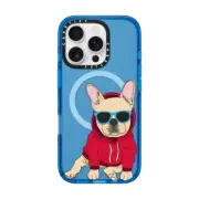 iPhone 16 Pro Impact Case MagSafe Compatible Hipster Frenchie - Fawn