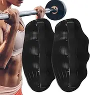 Weight Grips, Silicone Gym Hand Grips, Shock-Absorbing, Ergonomic Hand Protector Gloves for Fitness Calisthenics Powerlifting Pull-Up Deadlift