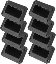 HOMSFOU 8pcs Speaker Handle Replacement for Easy Carrying Sturdy Design for Speaker Cabinets Black Accessory for Music Equipment
